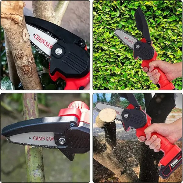 Mini Sierra Eléctrica Inalámbrica BRENCHIE – Corta Ramas y Madera sin Esfuerzo